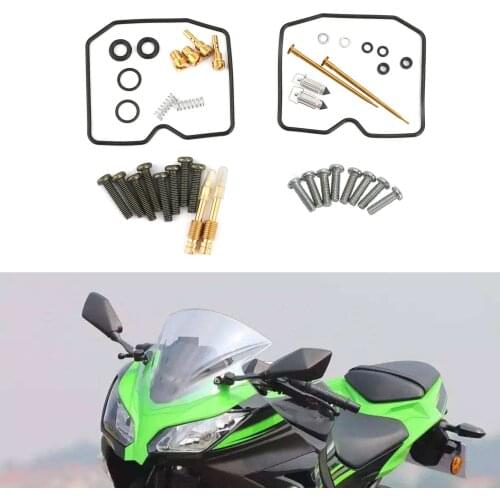 Artudatech Carburetor Rebuild Kit for Kawasaki EX250 Ninja 250R 2008 2009 2010 2011 2012 Motorcycle Accessories Parts