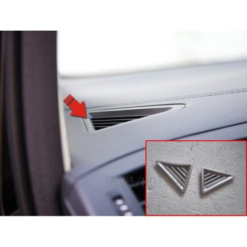 Car Styling Dashboard Panel Air Outlet Decoration Frame Cover Trim Sticker For Toyota Alphard 2016-2020 Auto Accessories