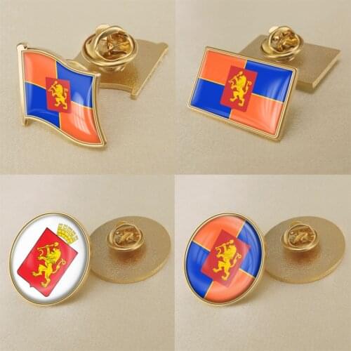 Coat of arms of Krasnoyarsk Flag Lapel Pins/Broochs/Badges