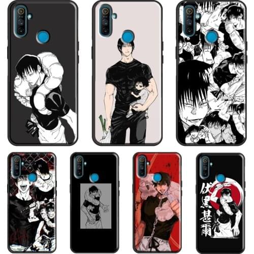 Toji Fushiguro Jujutsu Kaisen Anime For OPPO Realme C3 C11 C15 C21 GT Neo 6 7 8 Pro Cover For OnePlus 8T 9R Nord 8 9 Pro Case