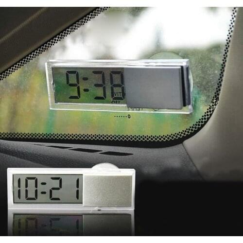 Electronic Alarm Clock Noiseless Design Digital LED Large Display Mirror Power off Memory Function AAA Not Batteries Glow clock