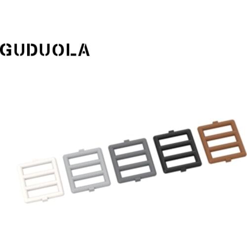 Guduola Bar 1x4x3 with 2 Window Hinges (6016) Frames/Windows/Walls and Doors MOC Building Block Toys Parts 20pcs/LOT