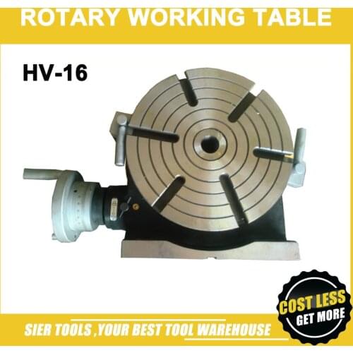 HV-16 Vertical and Horizontal Rotary Working Table/400mm Dia Mill&Drill Machine Working Table