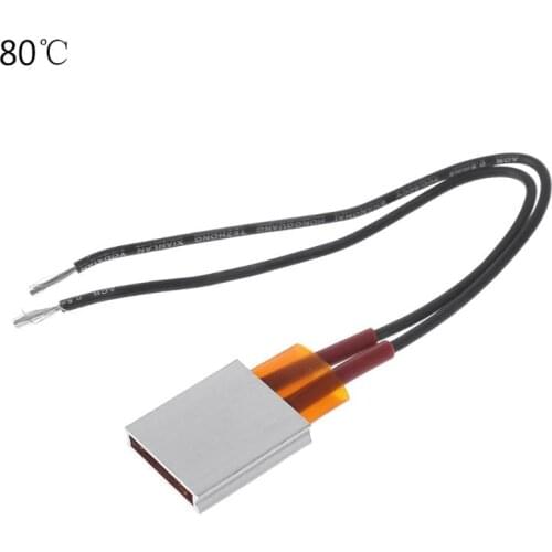 12V PTC Ceramic Electric Heating Plate Aluminum Shell Ceramic Sheet Constant Temperature Heater