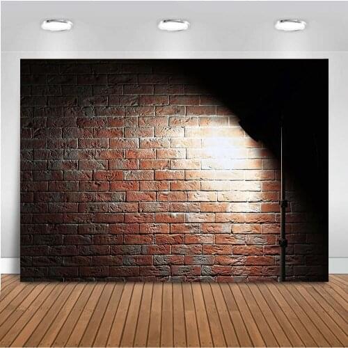 Neoback Brick Wall Backdrop for Photography Portrait Background for Photo Booth Studio Light for Photographers Video Printed
