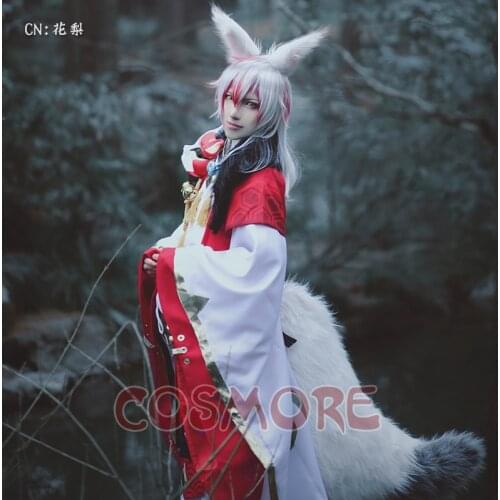 Yin Yang Master Onmyouji Fox Cosplay Costume Outfit Kimono Suit Halloween Costumes for Men Adult Anime Costume