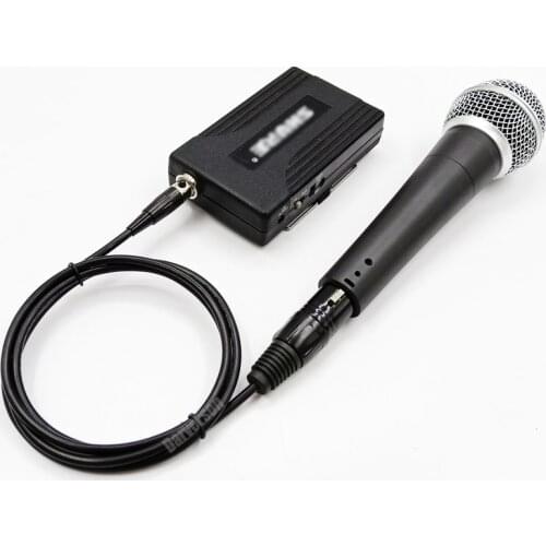 Microphone instrument effect ID box mini XLR audio mixer cable for shure bodypack wireless microphone system