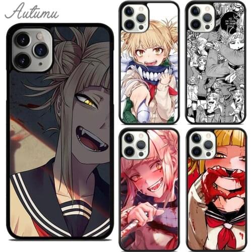 Cute Himiko Toga Anime Phone Case for iPhone 11 12 Pro Max mini X XR XS SE 2020 5 6S 7 8 Plus Samsung Galaxy S9 S10 Cover shell
