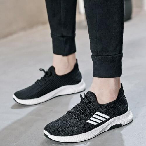 Mens shoes new old cloth shoes womens spring and autumn casual sports shoes lovers walking shoes middle aged and elderly shoes