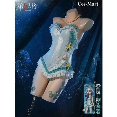 New Arrival Game Identity V Fiona Gilman Cosplay Costume Priestess Pilgrim Lovely Jumpsuit Activity Party Role Play Clothing