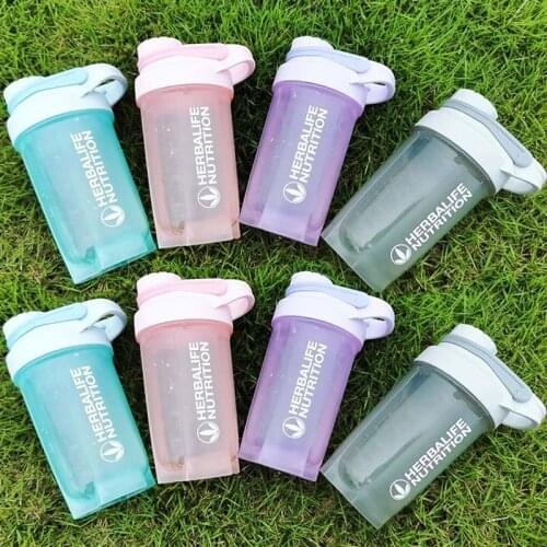 New arrival High Quality Portable 500ml Herbalife Nutrition Sport Shake Bottle BPA-Free W/Wire Whisk 4 Color Options