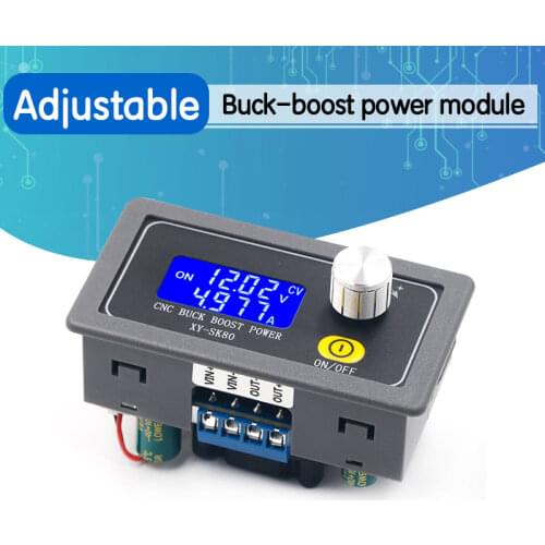 SK80 DC DC Buck Boost Converter CC CV 0.6-36V 5A Power Module Adjustable Regulated laboratory power supply variable 5V 12V 24V