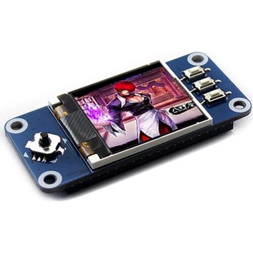 Raspberry Pi 4B/3B+/3B/Zero 1.44 inch LCD Hat 3.3V 128x128 SPI Interface Screen LED Backlight Display with Joystick