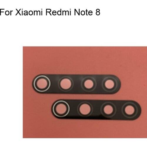 High quality For Xiaomi Redmi Note 8 Back Rear Camera Glass Lens test good For Xiao mi Redmi Note8 Replacement Parts