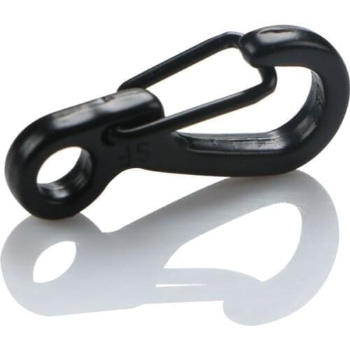 10PCS/LOT Mini Spring Hooks Clips Backpack Clasps Carabiners EDC Keychain Camping Hooks Outdoors Hardware Tools