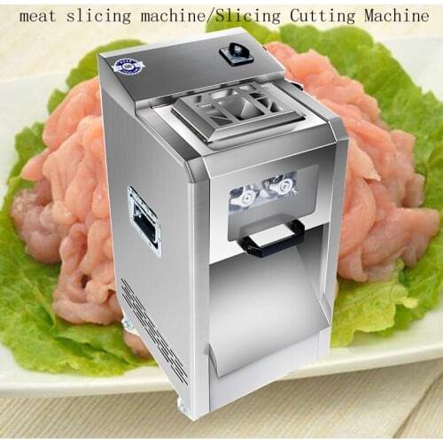 2200W meat cutter Fast meat slicer electric Commercial slicer Shred Fully automatic dicing machine Stainless steel cut pieces