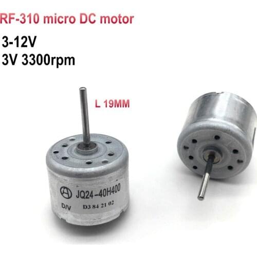 5PCS RF-310 micro DC motor,Solar motor DIY High speed small motor 3-12V 3V 3300rpm