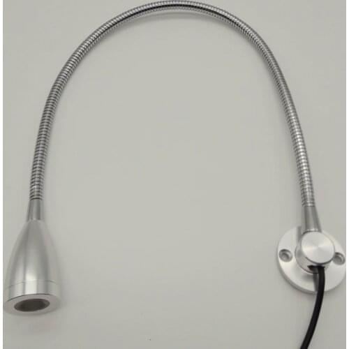 AC85-265V/12V/24V 2W Overhead Led Wall Lamp For bed With Plug In