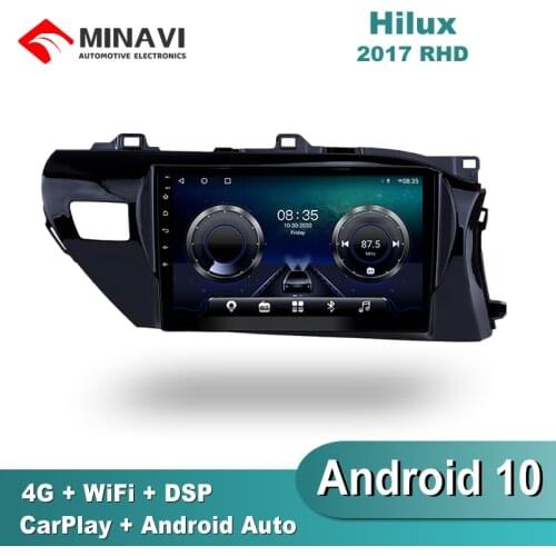 10'' IPS Android 9 TOYOTA HILUX REVO VIGO IMV 2016-2017 R Car Radio Multimedia GPS Navigation Navi Player Auto Stereo 2din WIFI