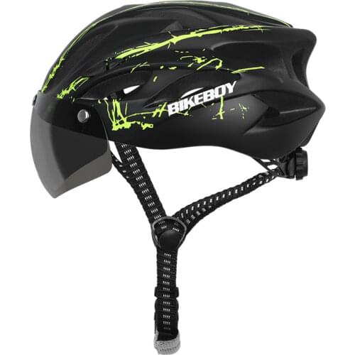 Bikeboy Cycling Helmet with Goggles Ultralight MTB Bike Helmet Men Women Mountain Road Casco Sport Specialiced Bicycle Helmets