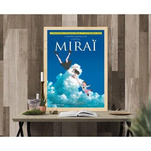 Home Decoration Hd Prints Painting Mirai Pictures Wall Art Modular Canvas Japan Anime Poster Bedside Background No Framework