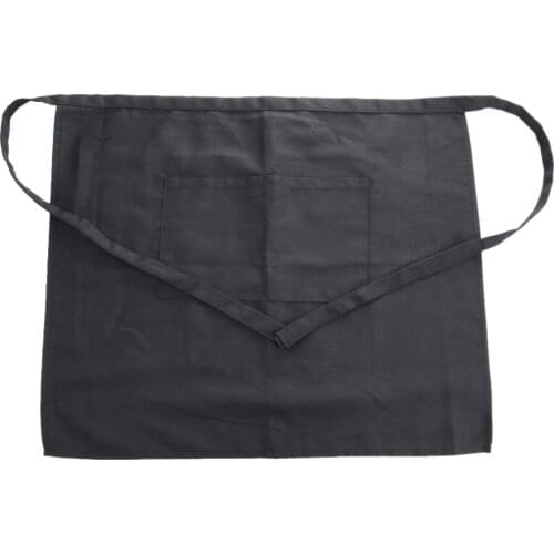 Men / Women Cotton Twill Body Waist Half Bust Bib Apron Restaurant Kitchen Coffee Shop Aprons Waterproof Dirt Resistant