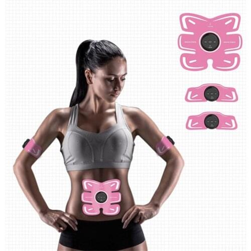 Lazy bodybuilding electric electro stimulating belt abdominal muscle stimulator trainer
