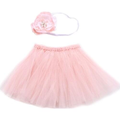 HUYU Cute Toddler Newborn Baby Girl Tutu Skirt & Headband Photo Prop Costume Outfit
