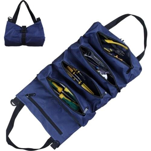 Multi-functional Roll Up Heavy-duty Oxford Cloth Bag Tools Hung Bag Tool Storage Bags