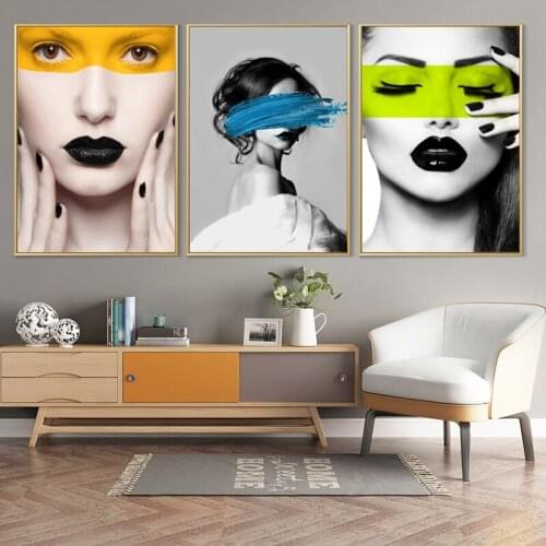 DDWW Wall Art Picture Wall Canvas Print Figure Painting Beauty Portrait for Living Room Home Decor No Frame Poster