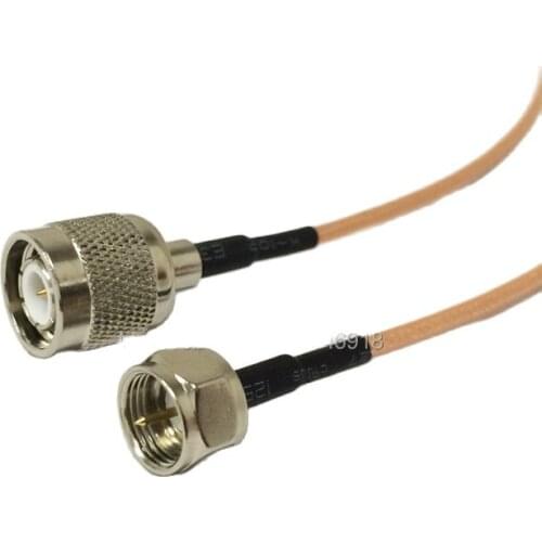 New TNC Male Plug Switch F Male Pigtail cable RG316 Wholesale Fast Ship 15CM 6"/30CM/50CM Adapter