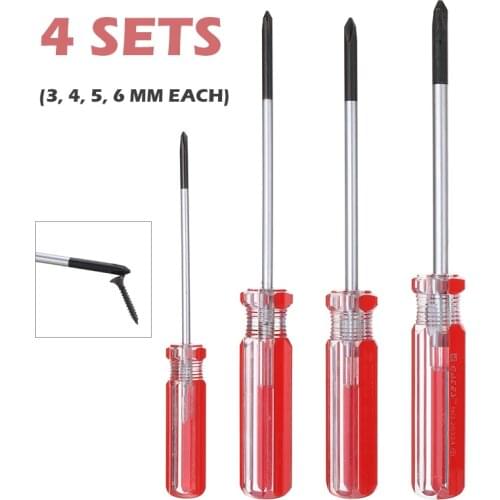 4pcs Tri Wing Screwdriver Y Shaped Screwdriver Magnetic Precision 3/4/5/6mm Nonslip Grip Screwdriver Hand Repair Opening Tool