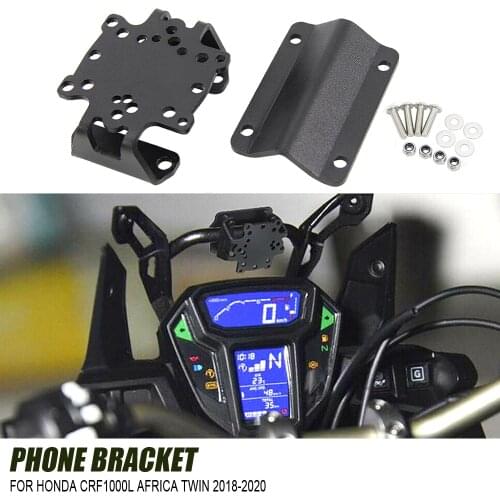 For HONDA CRF 1000L Africa Twin crf 1000l 2018+ Motorcycle Front Phone Stand Holder Smartphone Phone GPS Navigaton Plate Bracket