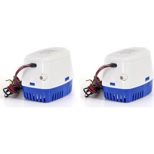 2x24V Submersible 750GPH/1100GPH Marine Fishing Boat Bilge Pump 3/4' 19mm Outlet