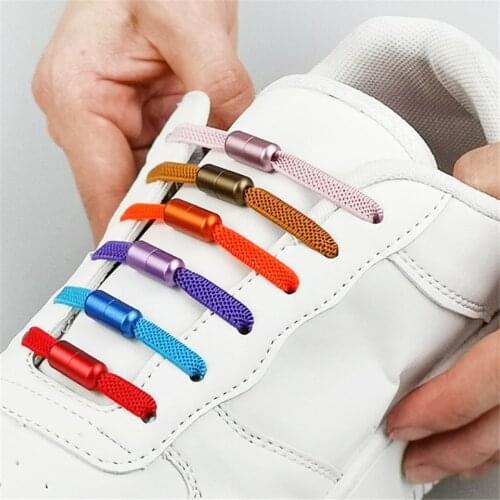 2pcs Aluminum Men Women Shoelace Buckle Metal Lace Shoelaces Lock Kids And Adult No Tie Lazy Laces Capsules Buckle Accessories