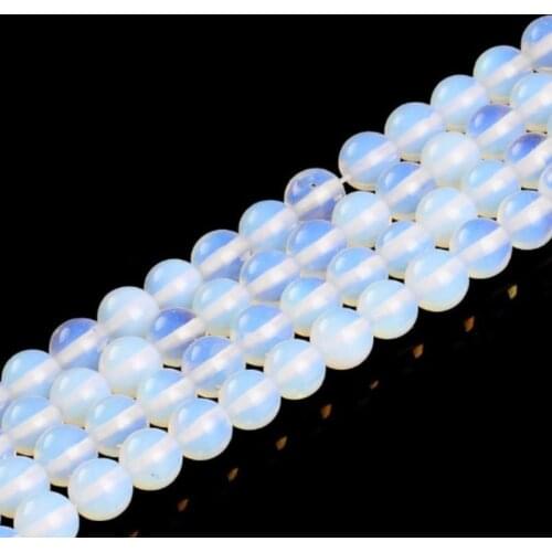Round 4/6/8/10mm Opal Loose Beads for DIY Craft Bracelet Necklace Jewelry Making