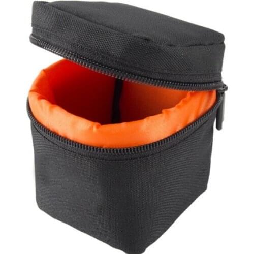Camera Lens Protector, 8MM Padded Thick Camera Lens Bag Shockproof Protective Pouch Case for DSLR Camera Lens