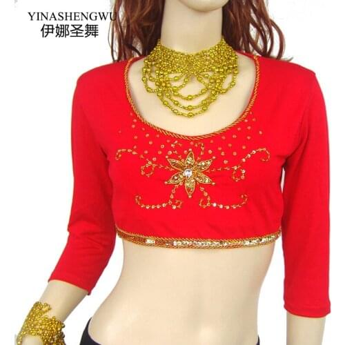 Hot Sale Mid-length Sleeve Belly Dance Costum For Women Belly Dance Set Oriental Dance Costumes