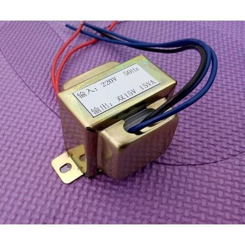 15w 15v-0-15v Preamplifier tone board audio transformer dual 15V with shield case Audio power supply dedicated for amplifier