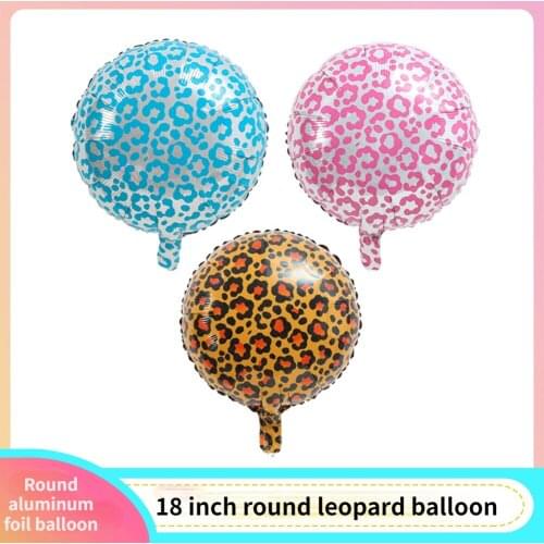 18 inch aluminum balloon leopard tiger snake birthday party decorations animal aluminum foil balloons event decoration