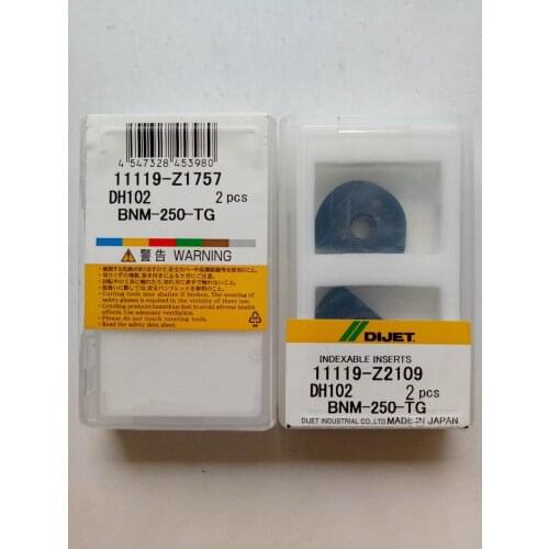 BNM-250-TG DH102 2pcs Original Japan DIJET Cutting Tool BNM insert
