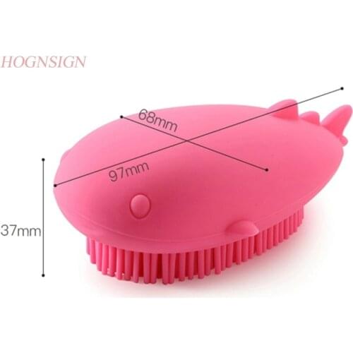 Baby Silicone Shampoo Brush Artifact Child Bathing Massage Tool Shower Supplies Comb Bath Wiper To Scalp Fecal Scale Massager