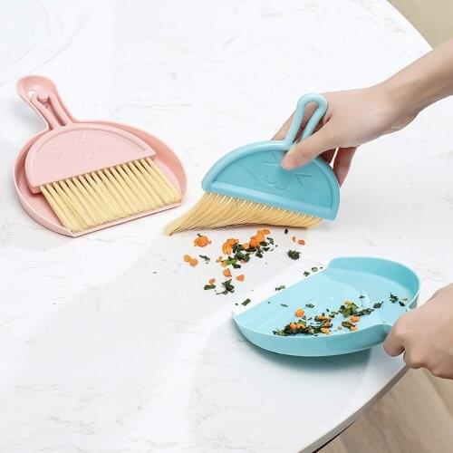 Home desktop mini broom keyboard cleaning brush small dustpan small broom set computer debris brush kitchen set