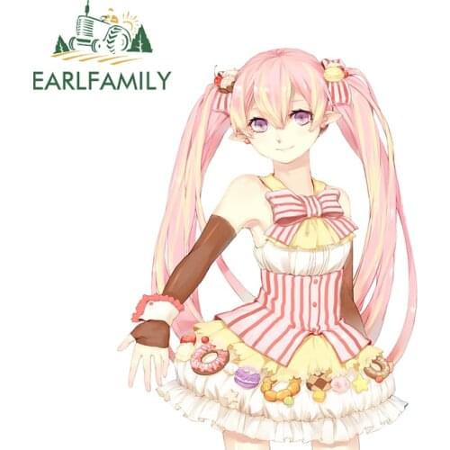 EARLFAMILY 13cm X 7.6cm for Animation Series Car Sticker Auto Bumper Window Stickers Fashion Occlusion Scratch Surfboard Decal