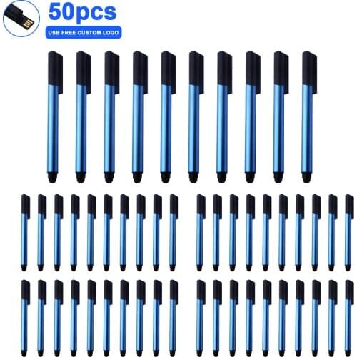 Hot sale 50pcs free logo USB 2.0 Flash Drive pendrive 8GB 16GB 32GB 64GB 128GB Pen Driver memoria usb pen drive Flash USB Stick