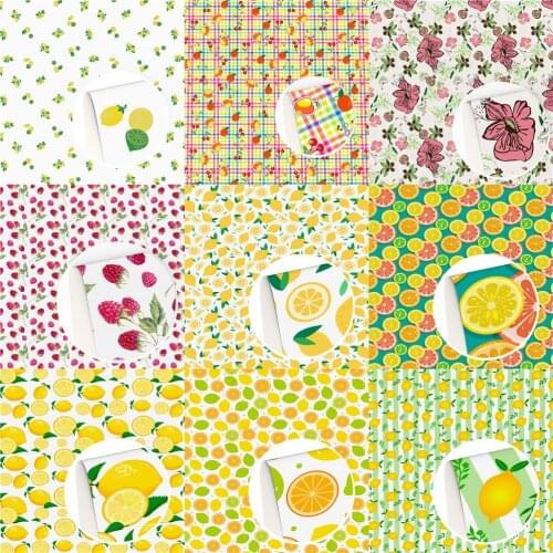 20*33cm Fruit Faux Synthetic Leather Fabric For Bow-knot Bags Wallet Earring Phone Case Scrapbook DIY,1Yc16549