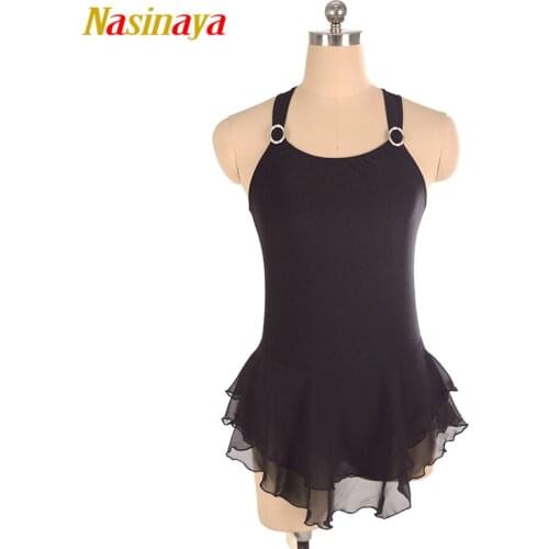 Nasinaya Figure Skating Dress Customized Competition Ice Skating Skirt for Girl Women Kids Patinaje Gymnastics Performance 229