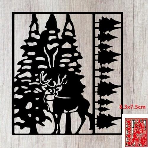 F2TE Tree Metal Cutting Dies Stencil DIY Scrapbooking Album Paper Card Template Mold Embossing Decoration