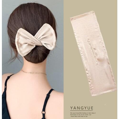 Fashion Colors Women Hair Styling Hair Twist French Stylish Donut Bun Maker Hair Styling Buns for Women Hair Braider Accessories