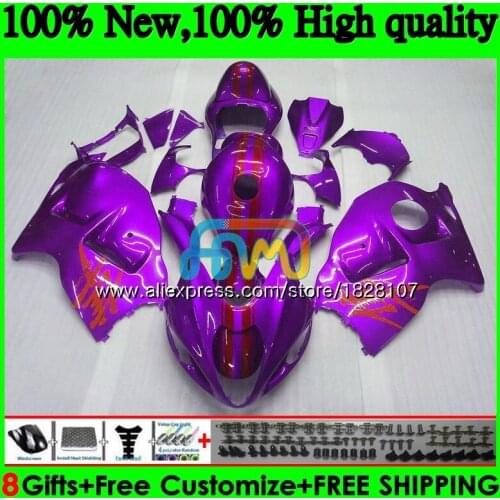 New purpleGSXR 1300 For SUZUKI Hayabusa GSXR-1300 2002 2003 2004 2005 2006 2007 49BS.159 GSXR1300 96 02 03 04 05 06 07 Fairing